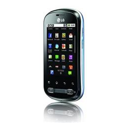 Mobilní telefon LG P350 Optimus Me, stříbrná