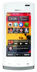 Mobilní telefon Nokia 500 White/Silver