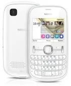 Mobilní telefon Nokia Asha 201 White