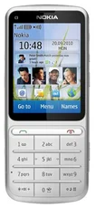 Mobilní telefon Nokia C3-01.5 (Touch and Type) Silver