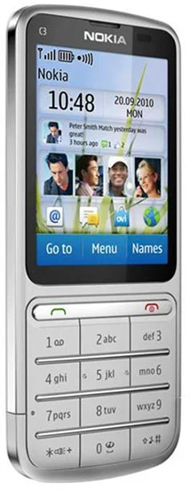 Mobilní telefon Nokia C301 Silver (002S9K9) T.S.BOHEMIA