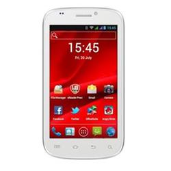 Mobilní telefon PRESTIGIO PAP5000DUO, 5", Android 4 ICS, 800x480, 2x1GHz, 4GB, WiFi, GPS, Dual SIM, bílý