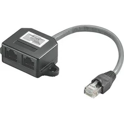 Modulární RJ45 distributor 2 porty paralelní zapojení