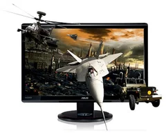 Monitor ASUS VG236HE 23" LED 3D 1920x1080, 100.000:1, 2ms, 120Hz - bez brýlí