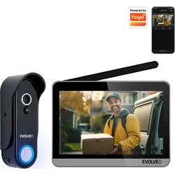 Monitor EVOLVEO DoorPhone W7 strieborný