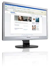 Monitor Philips 190S1SS 19" LCD stříbrný, 5ms, 25000:1, DVI