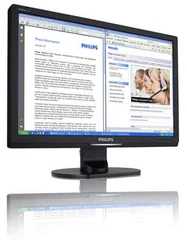 Monitor Philips 240S1SB 24" LCD černý Full HD, 5ms, 25000:1, DVI