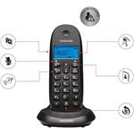 Motorola C1001CB+ Black -Call blocking - Hands Free -Backlight Screen