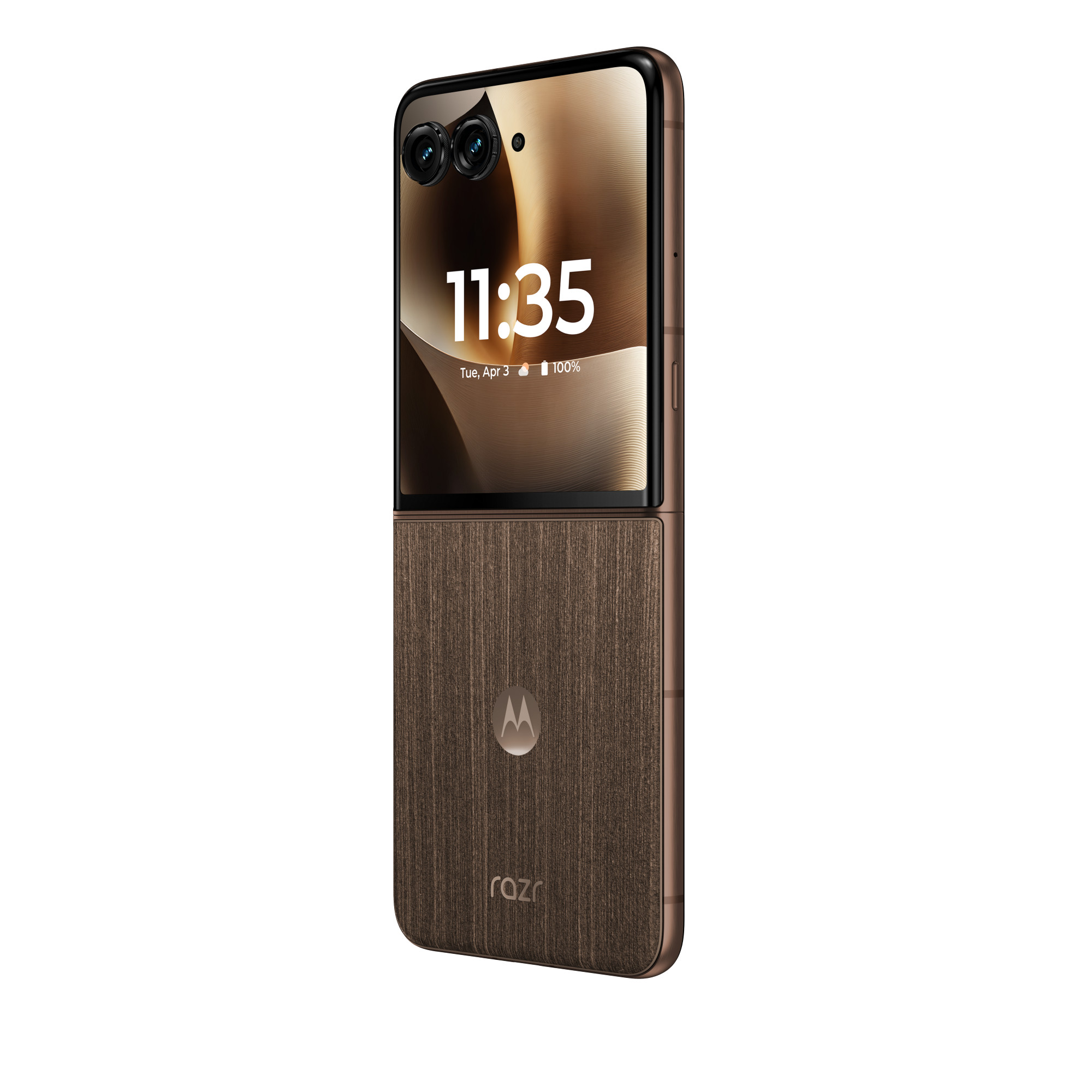 Motorola Razr 70 Ultra PANTONE Cocoa (Wood)
