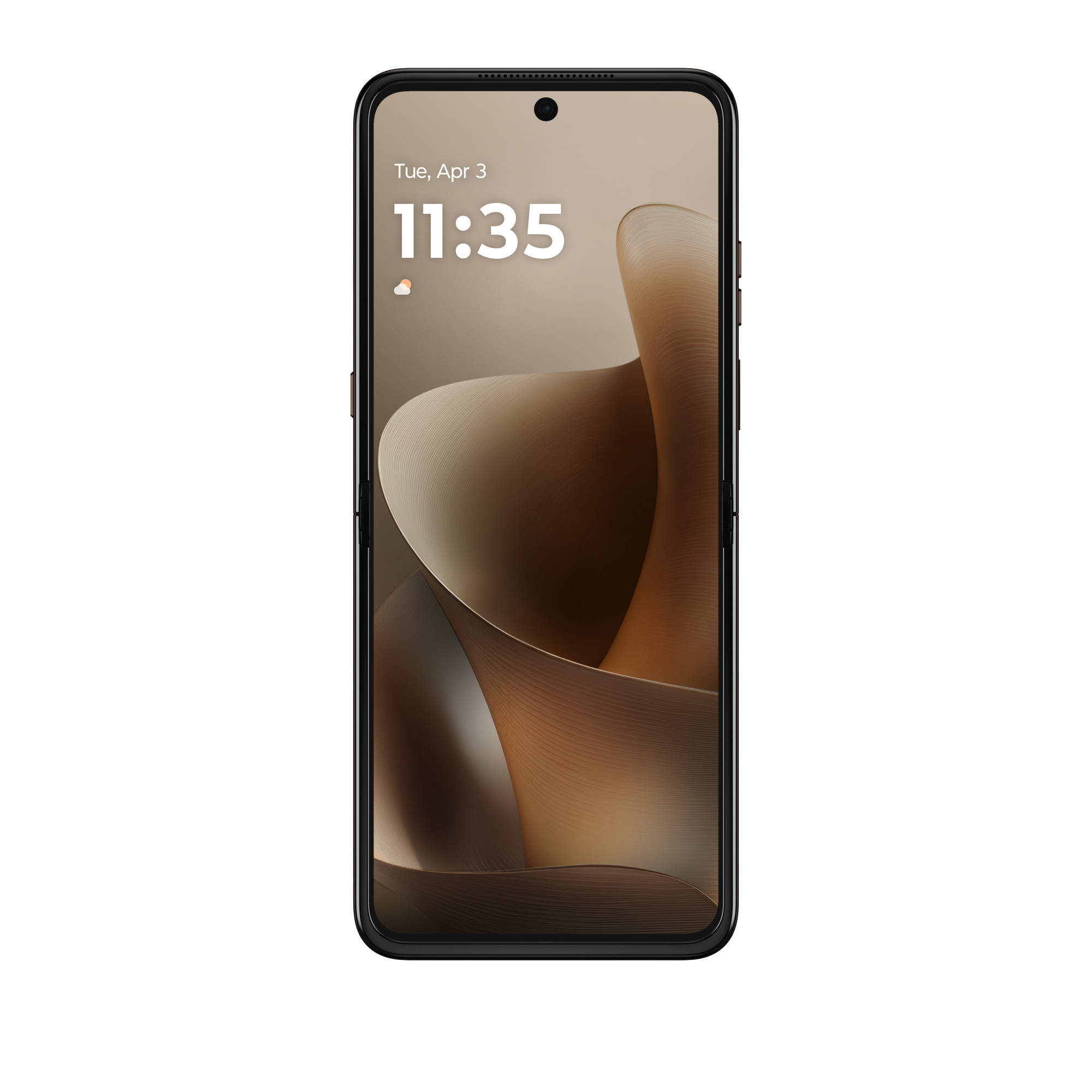 Motorola Razr 70 Ultra PANTONE Cocoa (Wood)