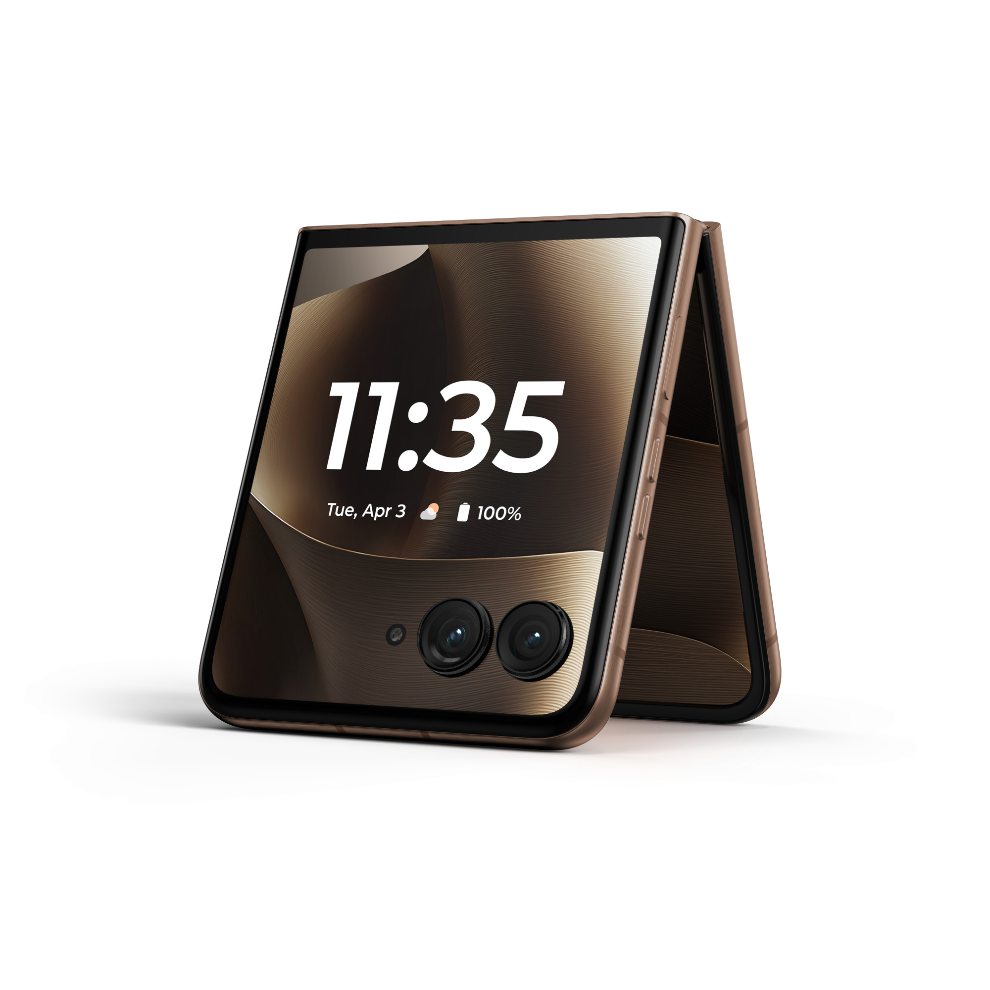 Motorola Razr 70 Ultra PANTONE Cocoa (Wood)