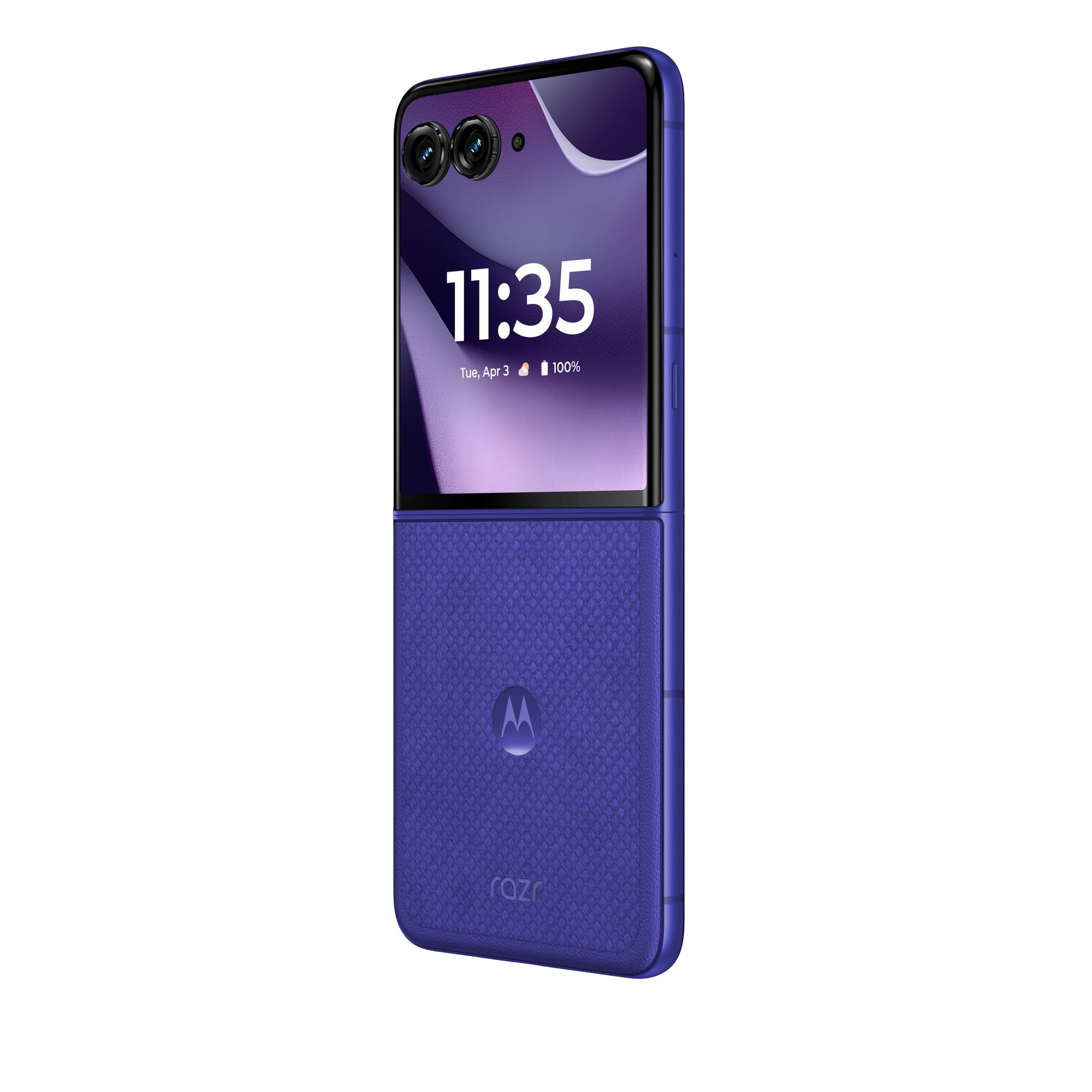Motorola Razr 70 Ultra PANTONE Orient Blue (Alcantara)