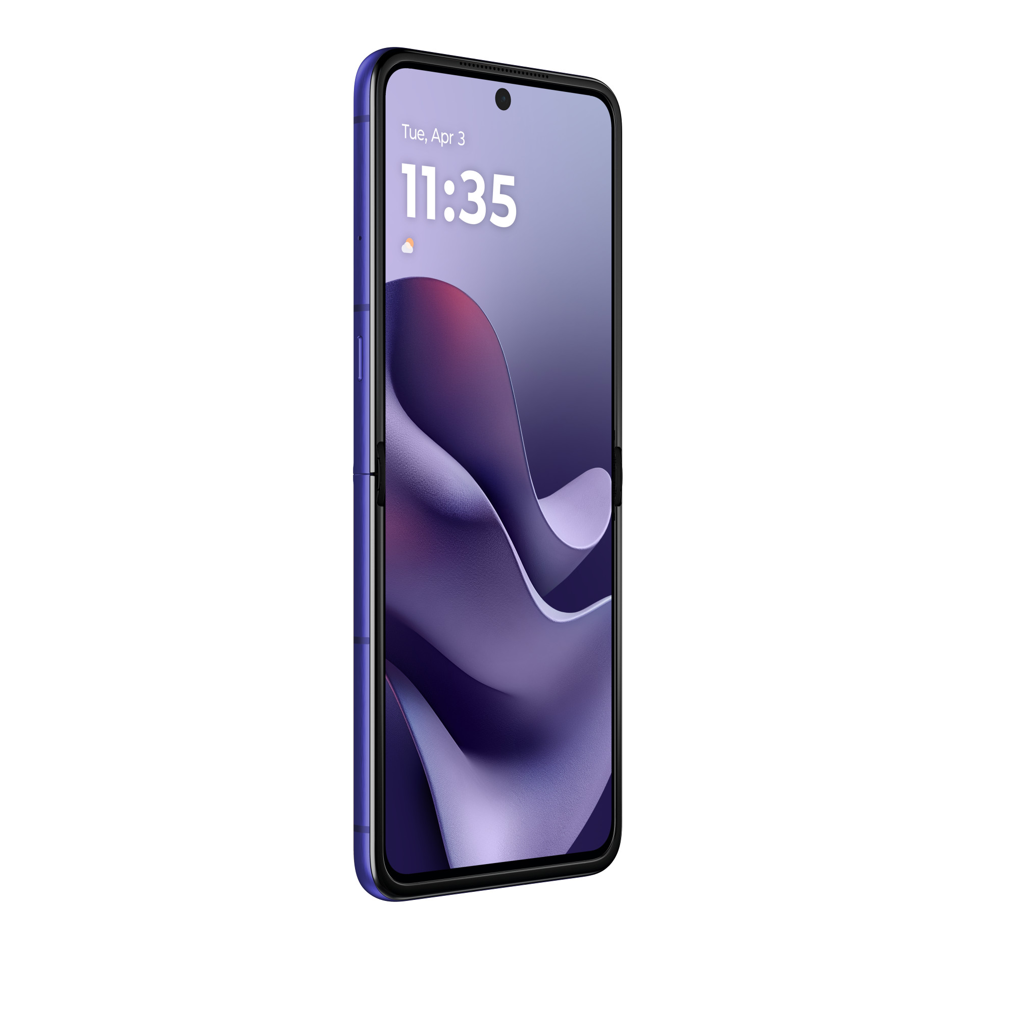 Motorola Razr 70 Ultra PANTONE Orient Blue (Alcantara)