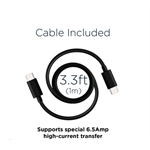 Motorola SJMC682 TurboPower 68W + 1m USB-C/USB-C kábel čierna