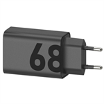 Motorola SJMC682 TurboPower 68W + kabel 1m USB-C/USB-C černá