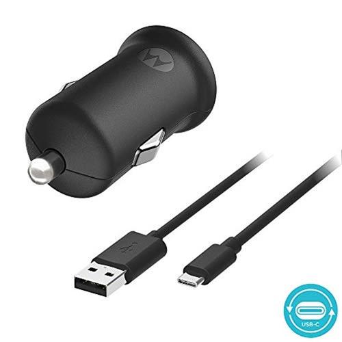 Motorola SJV100 TurboPower + kabel USB-A/USB-C černá