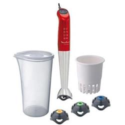 MOULINEX Tyčový mixér DD406G72, 700W, až 15 000 ot/min, 2 rychlosti, 4 nástavce, nádoba 800ml