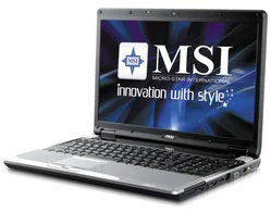 MSI EX620X 16" P7350,4GB,320GB,HD3470, BluRay, WL,BT,CAM,FP, bez OS