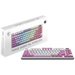 MSI FORGE GK600 TKL WIRELESS fialová