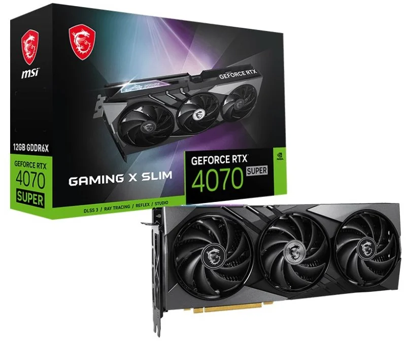 MSI GeForce RTX 4070 SUPER 12G GAMING X SLIM
