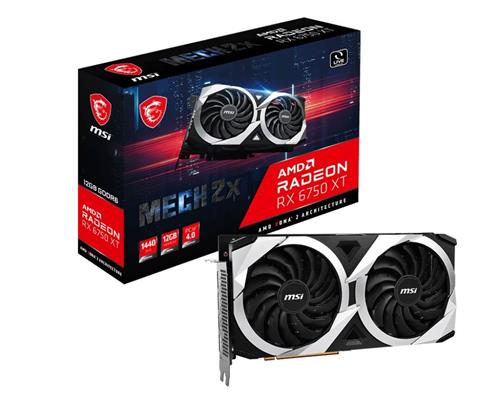 MSI Radeon RX 6750 XT MECH 2X 12G V1