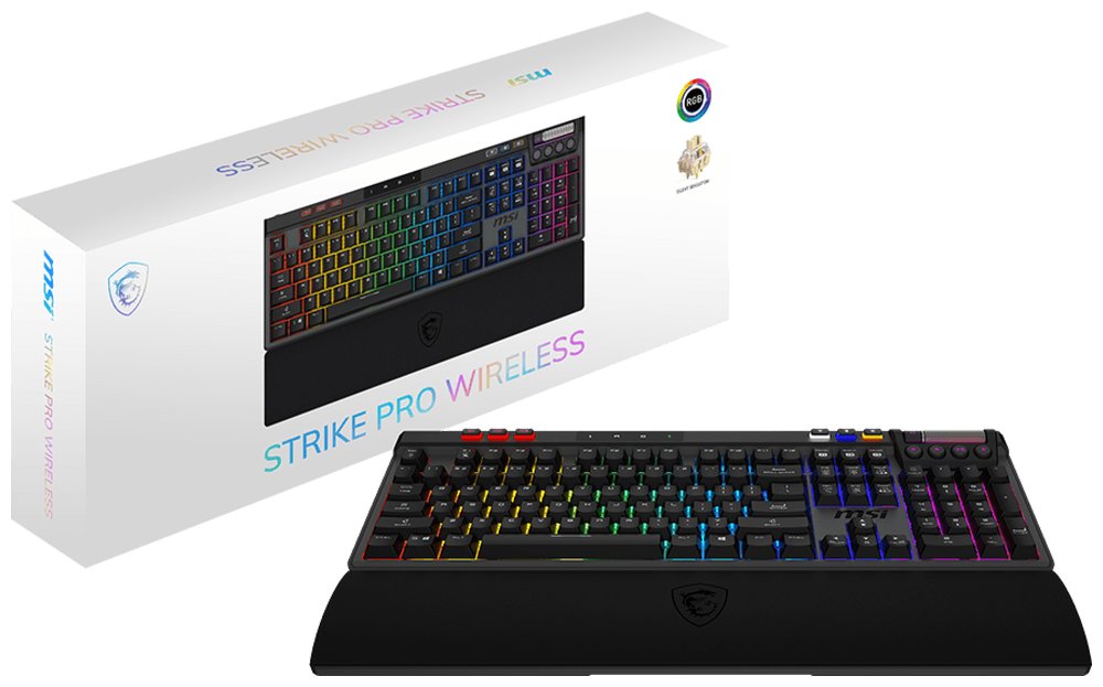 MSI STRIKE PRO Wireless Silent, CZ+SK layout