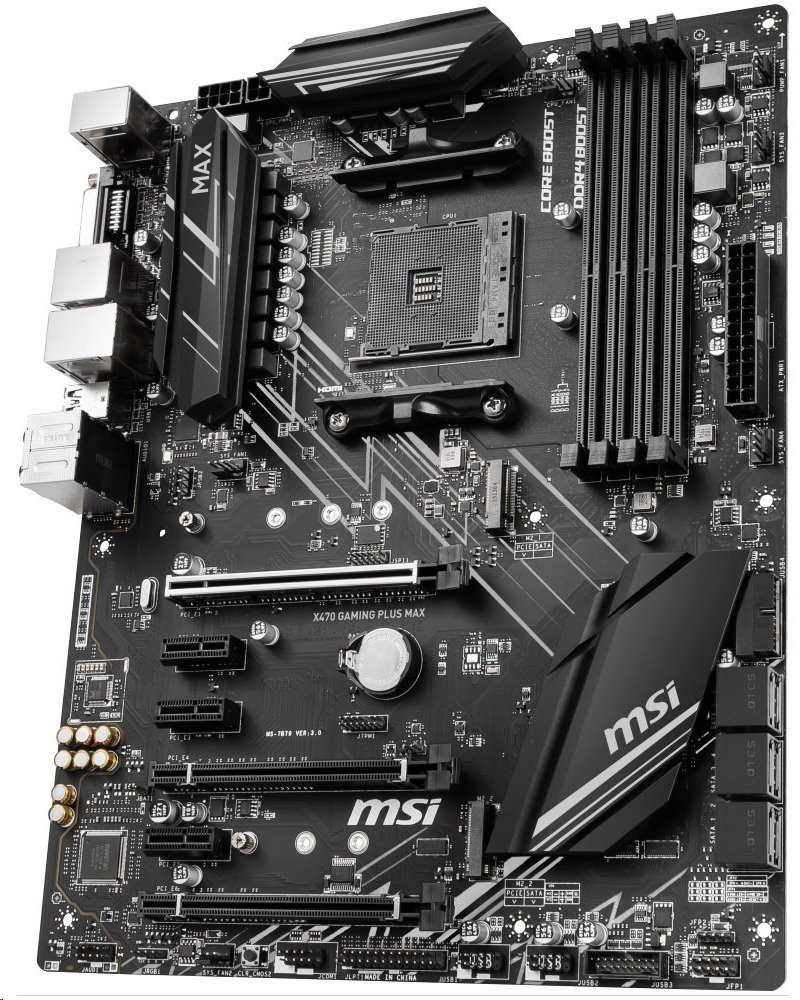 Msi x470 gaming plus max не запускается