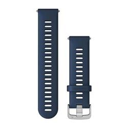 MTP Popruh Garmin Quick Release 22, modrý popruh Tidal, strieborná pracka
