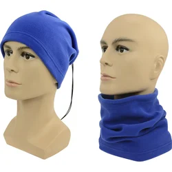 Multifunkční šátek 2v1 Fleece, modrý