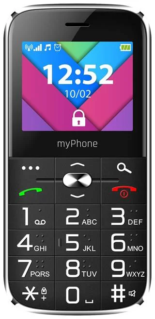 myPhone Halo C Senior Čierny