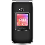 MyPhone Rumba 2 čierny s nabíjacím stojanom