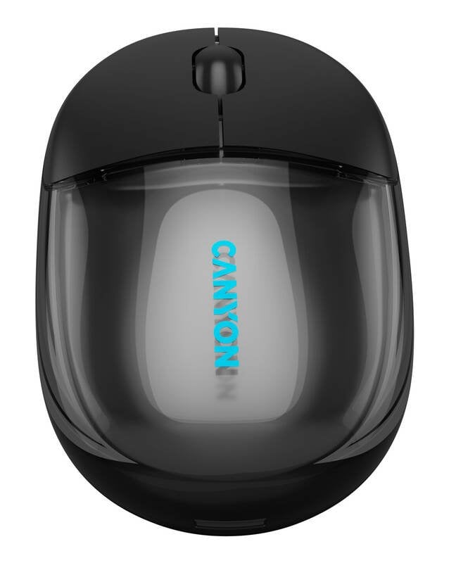 Myš CANYON OnClick 24 BT/ Wireless Transparent/Black