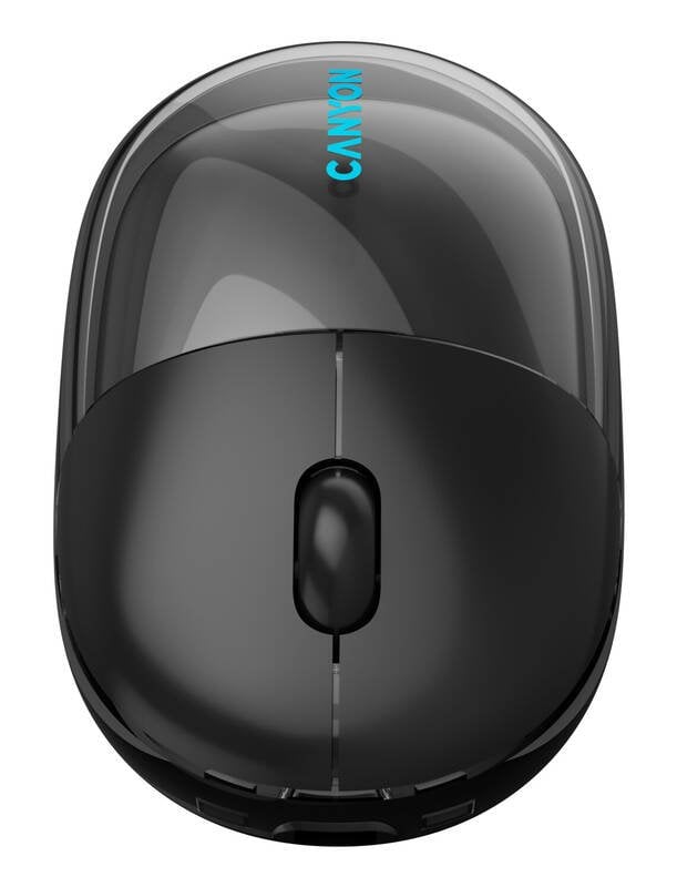 Myš CANYON OnClick 24 BT/ Wireless Transparent/Black