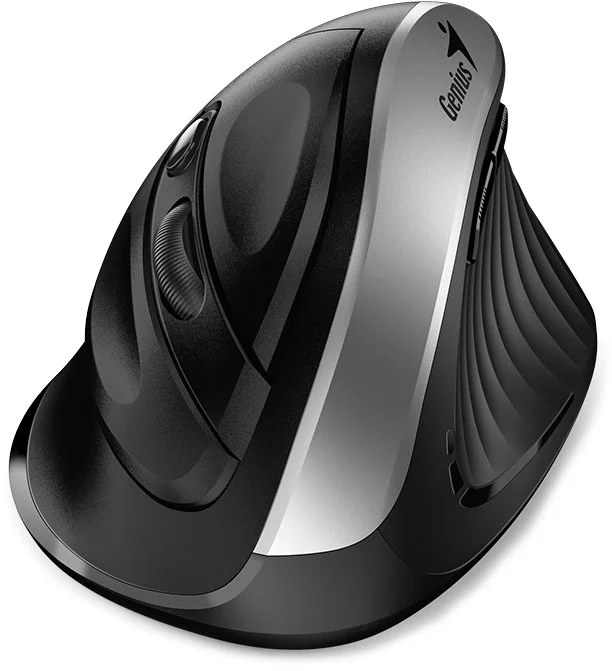 Myš Genius Ergo 8250S, čierna a strieborná
