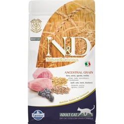 N&D LG CAT Adult Lamb & Blueberry 5kg granule pre mačky
