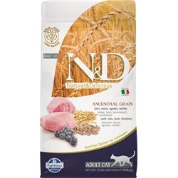 N&D LG CAT Adult Lamb & Blueberry 5kg granule pro kočky