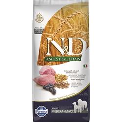 N&D LG DOG Adult M/L Lamb & Blueberry 12kg granule pro psy