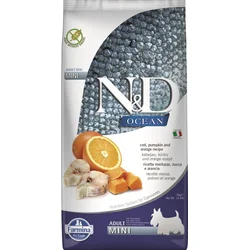 N&D OCEAN DOG Adult Mini Codfish & Pumpkin & Orange 7kg granule pre psov