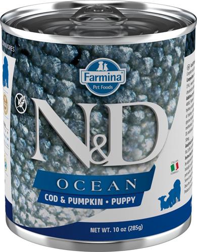 N&D OCEAN DOG Puppy Codfish & Pumpkin 285g konzerva pro štěňata