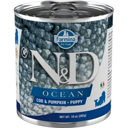 N&D OCEAN DOG Puppy Codfish & Pumpkin 285g konzerva pro štěňata