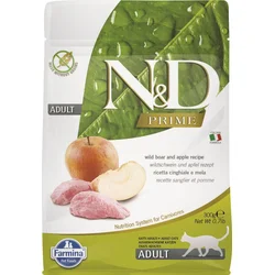 N&D PRIME CAT Adult Boar & Apple 300g granule pro kočky