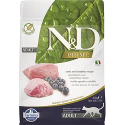 N&D PRIME CAT Adult Lamb & Blueberry 300g granule pro kočky