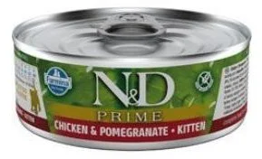 N&D PRIME CAT Kitten Chicken & Pomegranate 70g konzerva pro kočky