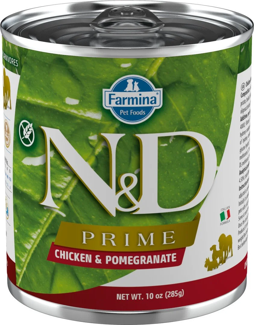 N&D PRIME DOG Adult Chicken & Pomegranate 285g konzerva pre psy