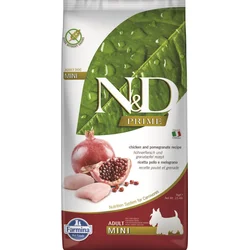 N&D PRIME DOG Adult Mini Chicken & Pomegranate 7kg granule pre psov