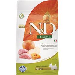 N&D PUMPKIN DOG Adult Mini Boar & Apple 800g granule pre psov