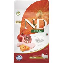 N&D PUMPKIN DOG Adult Mini Chicken & Pomegranate 800g granule pre psov