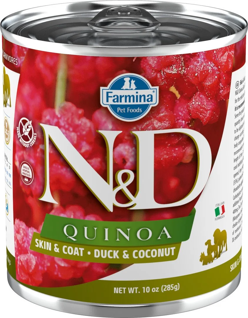 N&D QUINOA DOG Adult Duck & Coconut 285g konzerva pro psy