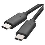 Nabíjací a dátový kábel EMOS 2.0 USB-C / USB-C, 2 m, čierny