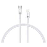 Nabíjací adaptér CONNECT IT DUPLEX 1xLightning + 1×USB-C, 20W, kábel 27W, BIELY